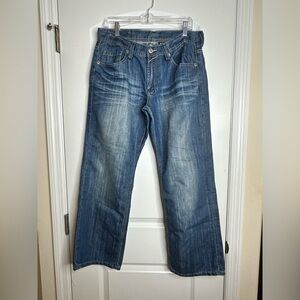 Buffalo David Bitton Relaxed Fit Blue Jeans